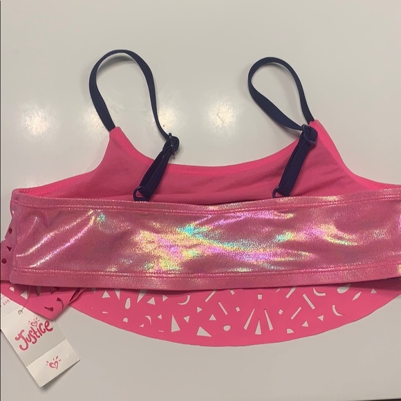 Justice girls bikini top- NWT - Picture 3 of 4
